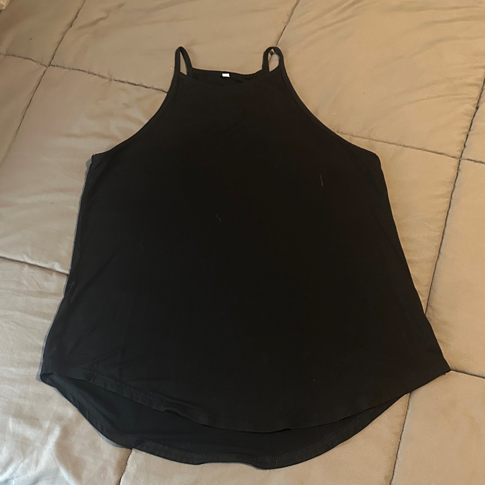 Women's Black Sleeveless Top